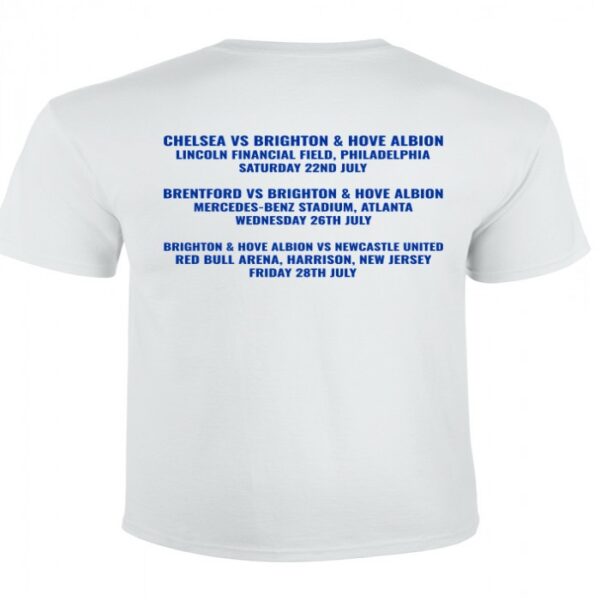 BHAFC White 23/24 USA Tour Tee - Image 2