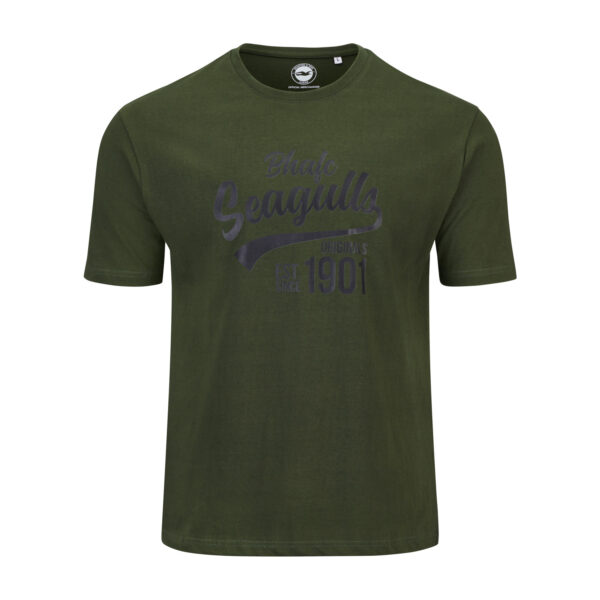 BHAFC Khaki Script Print Tee