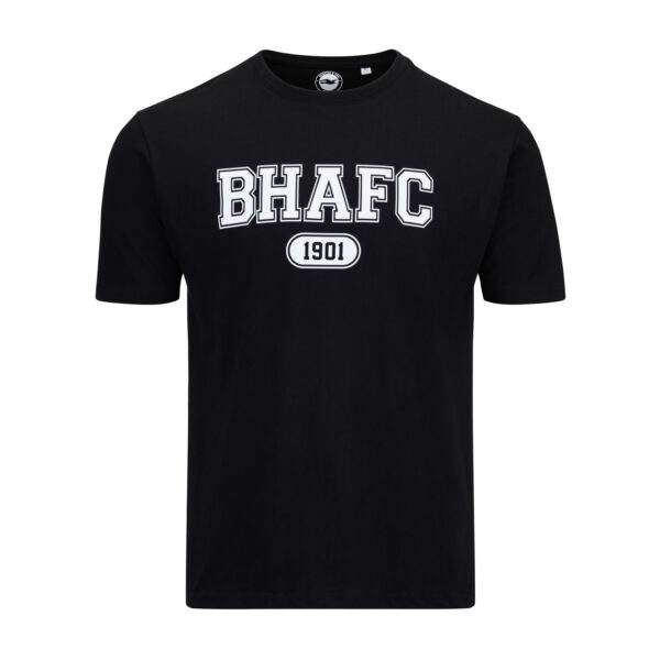 BHAFC Black Stockton Print Tee